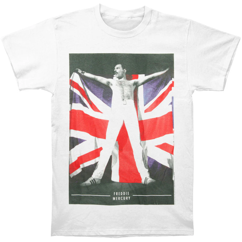Queen Freddie Mercury Union Jack T-shirt