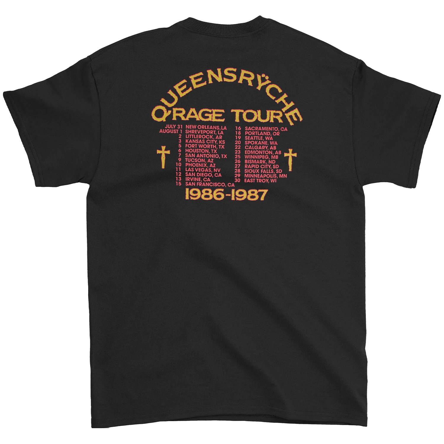 Queensryche Rage For Order Tour T-shirt - Image 2