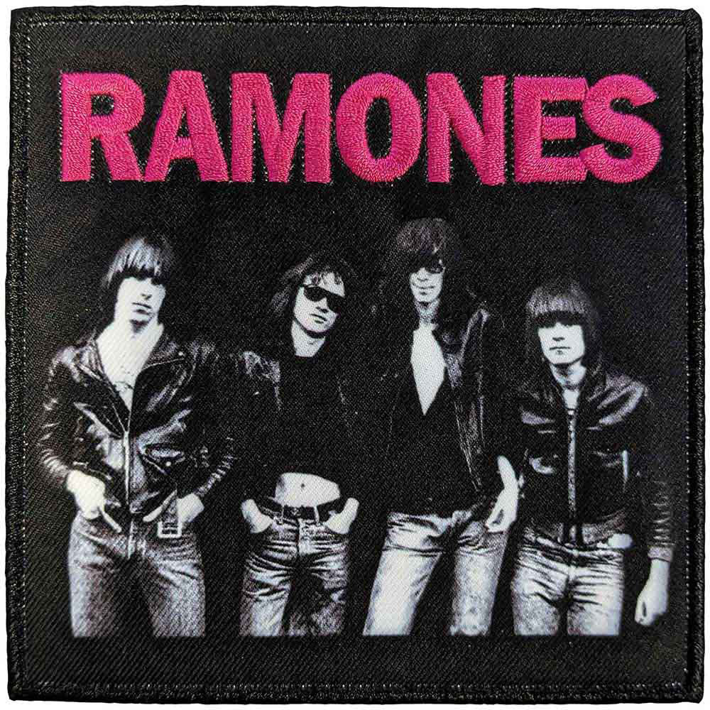 Ramones Band Photo Woven Patch