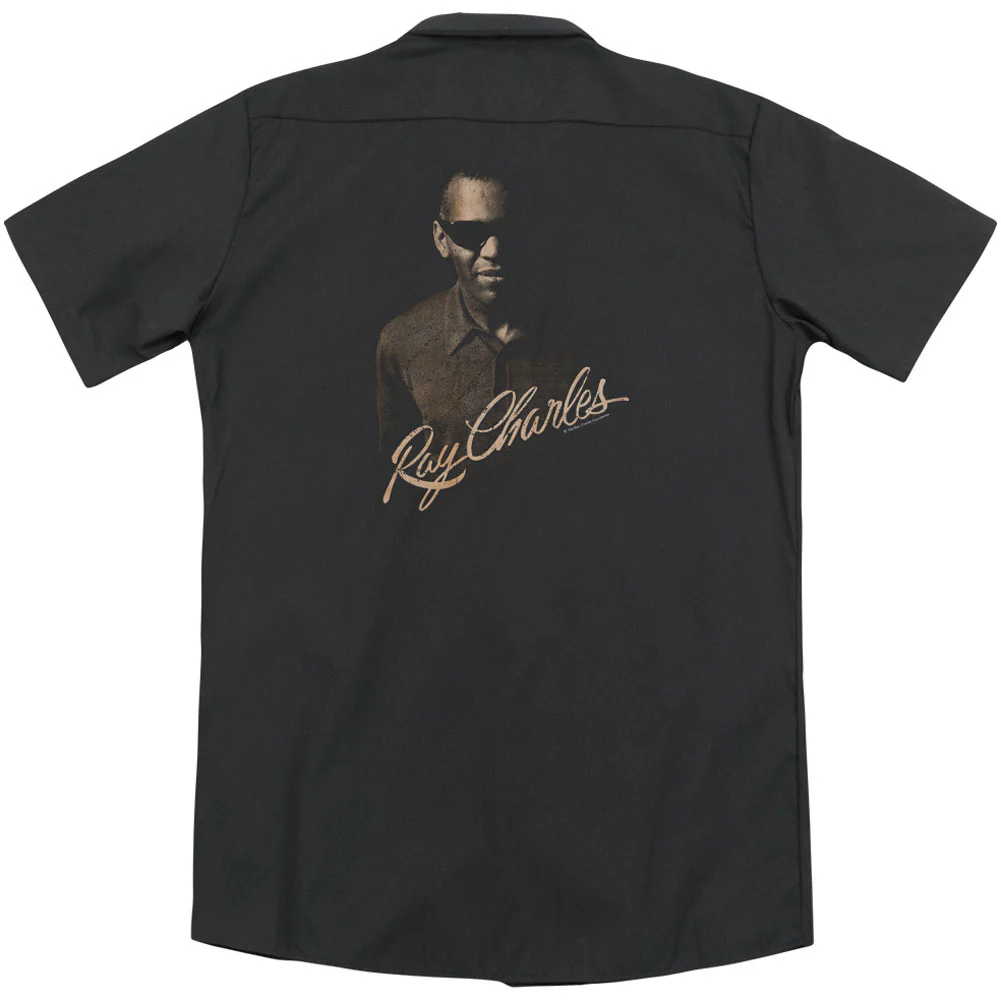Ray Charles The Deep (Back Print) Work Shirt - Image 2