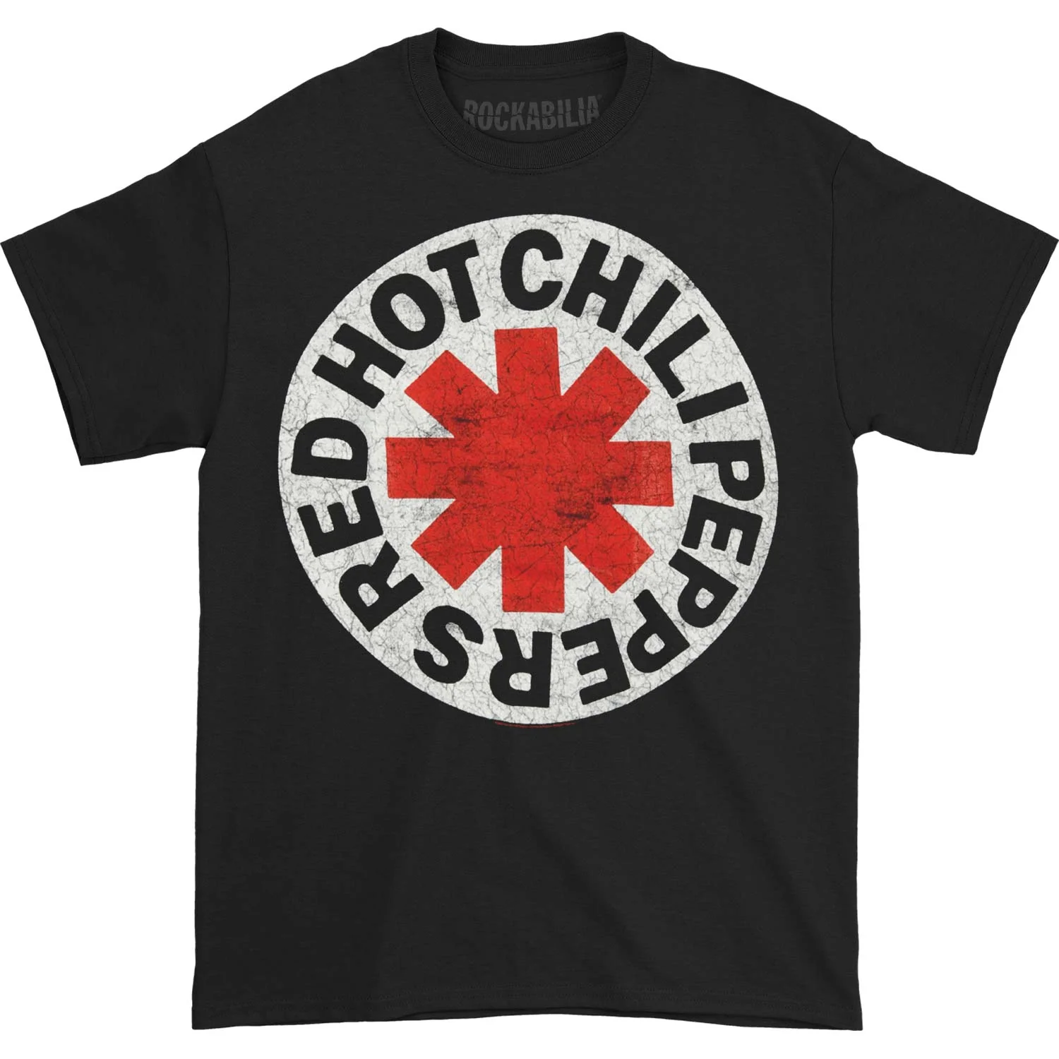 Red Hot Chili Peppers White Circle Asterisk T-shirt