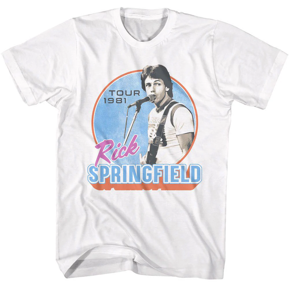 Rick Springfield Rick Springfield Tour 1981 T-shirt