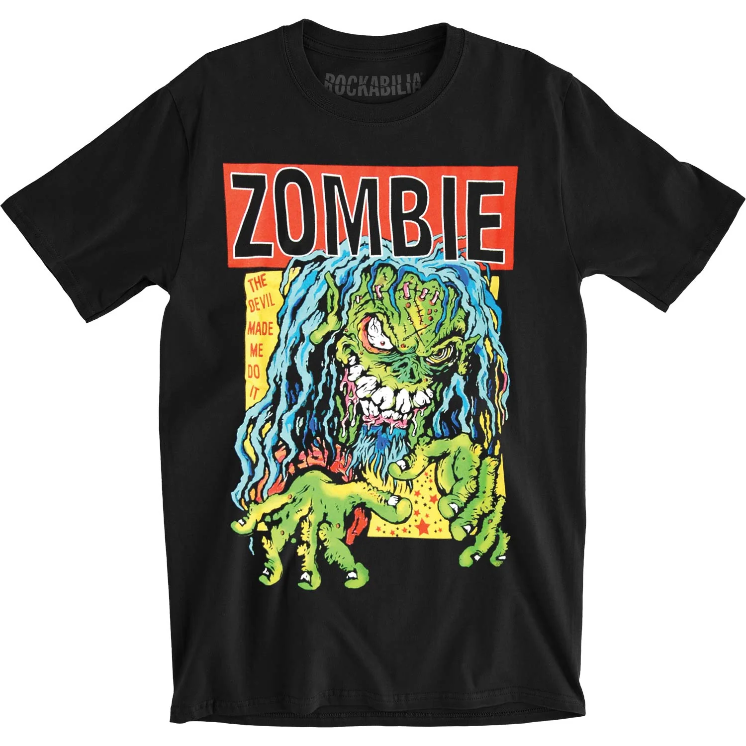 Rob Zombie Devil Made Me Do It Slim Fit T-shirt