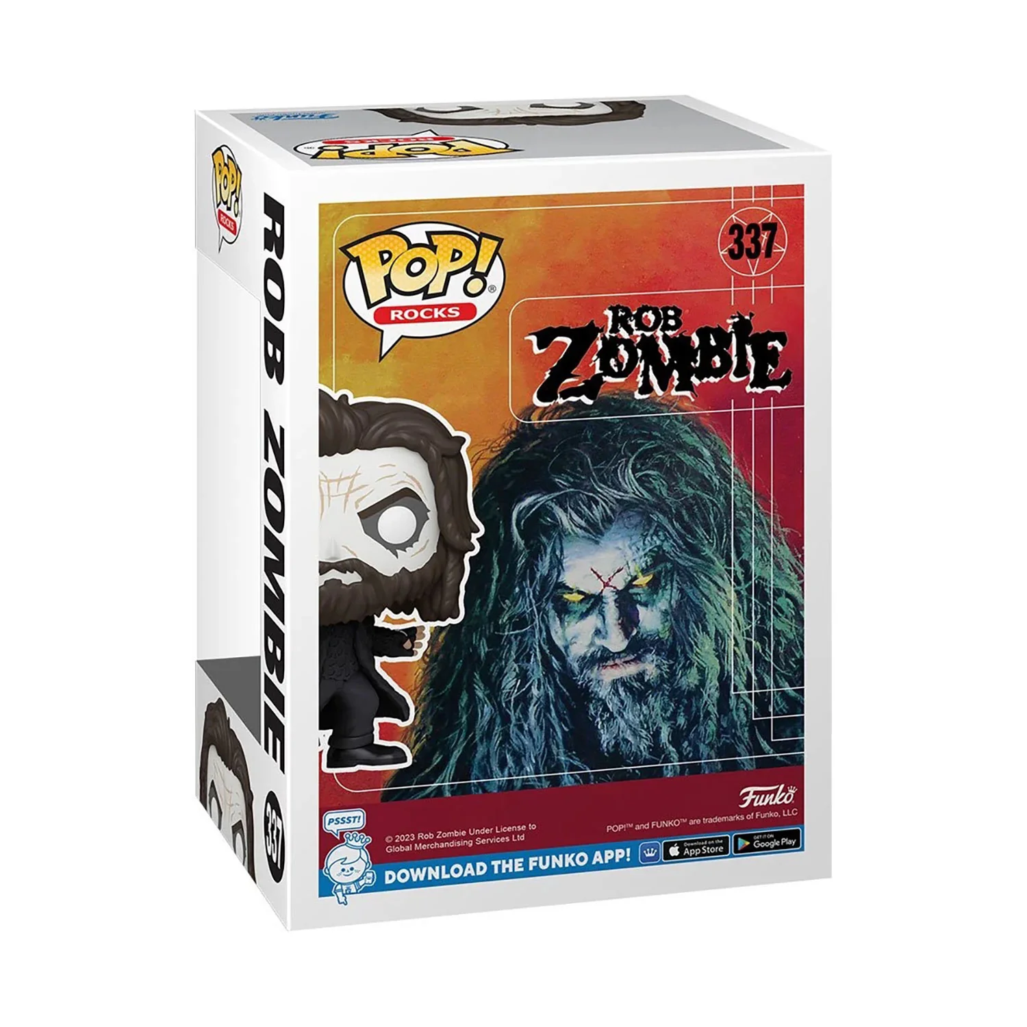 Rob Zombie Funko Pop! Rocks 337 Rob Zombie Vinyl Figure - Image 2