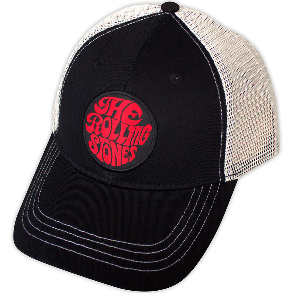 Rolling Stones 70s Logo Emblem Trucker Cap