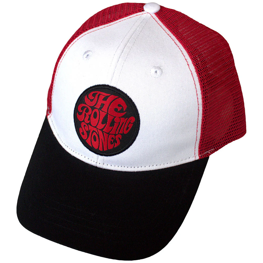 Rolling Stones 70s Logo Emblem Trucker Cap