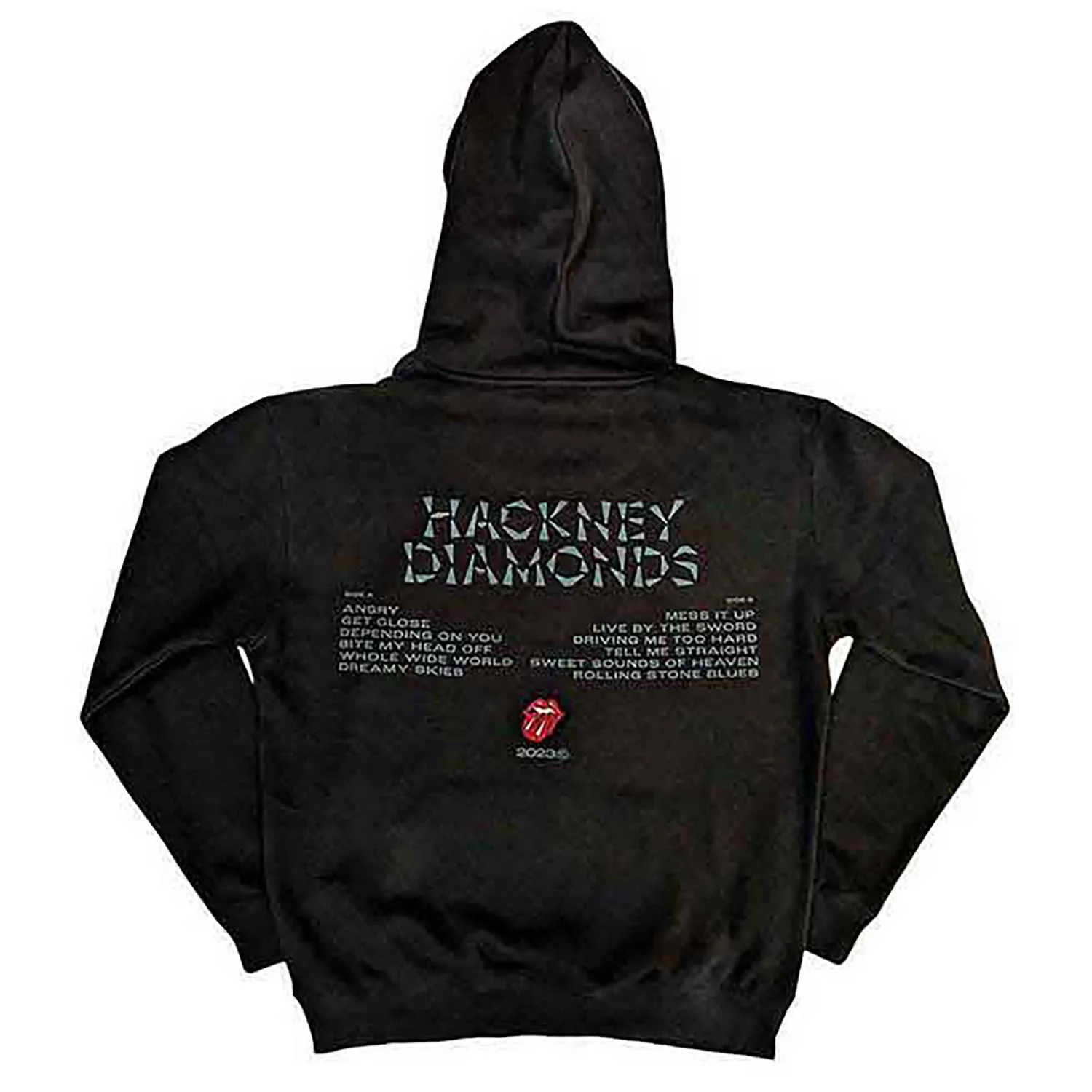Rolling Stones Hackney Diamonds Glass Logo Hooded Sweatshirt - Image 2