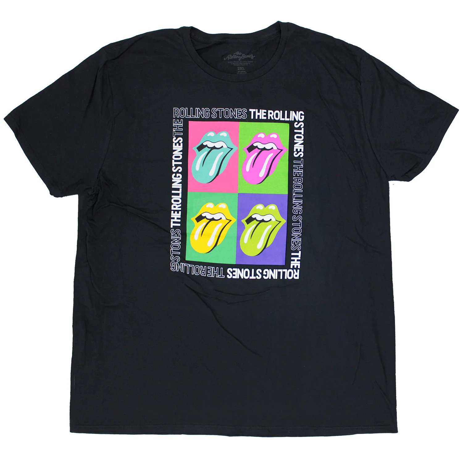 Rolling Stones Repeat Logo Frame Tee T-shirt