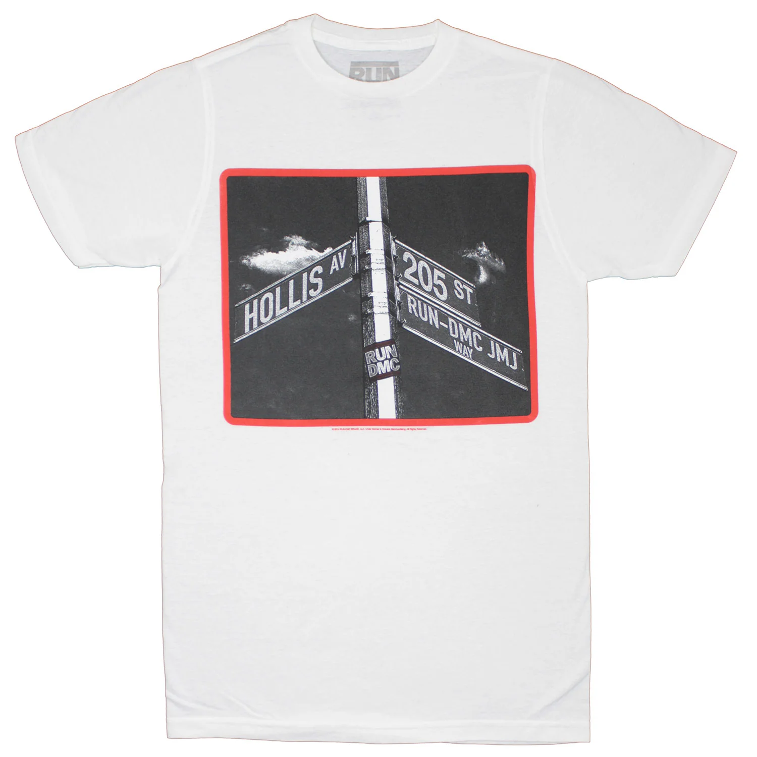 Run DMC Hollis Av 205 St Run-DMC JMJ Way T-shirt