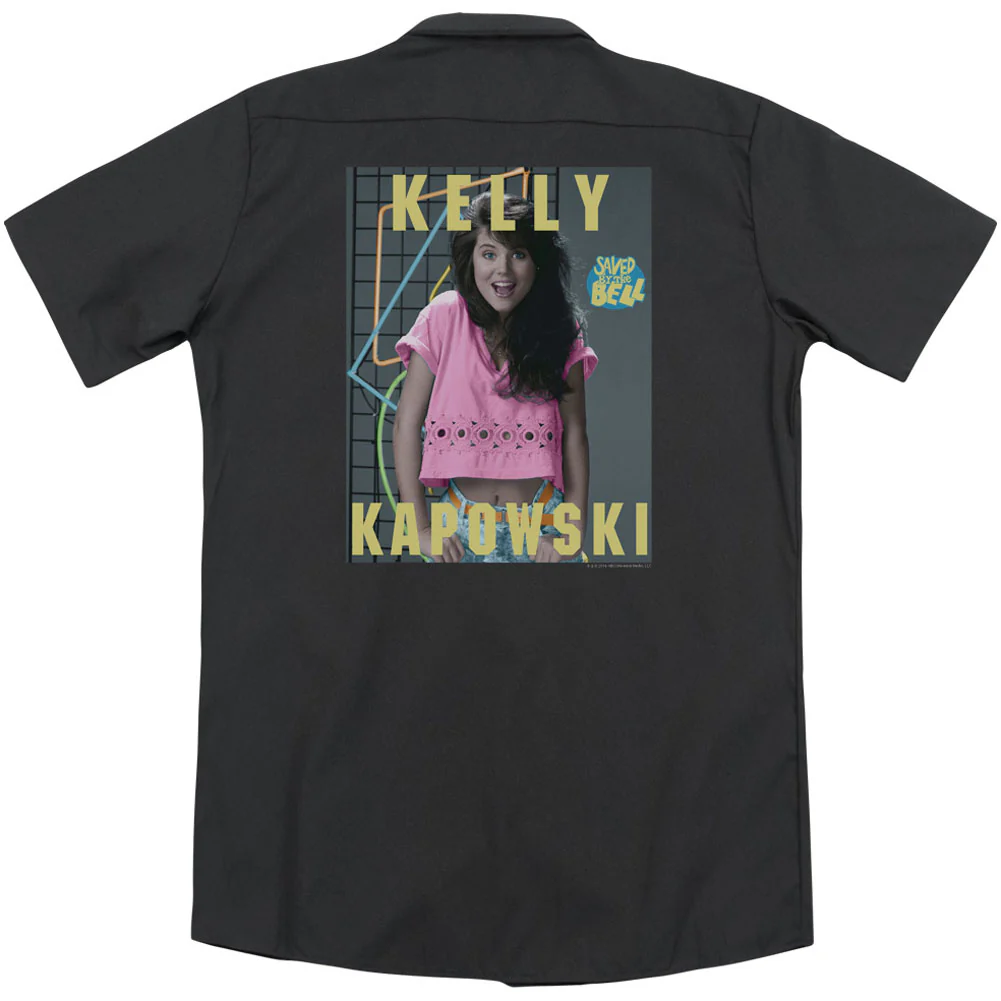 Saved By The Bell Kelly Kapowski(Back Print) Workshirt - Image 2