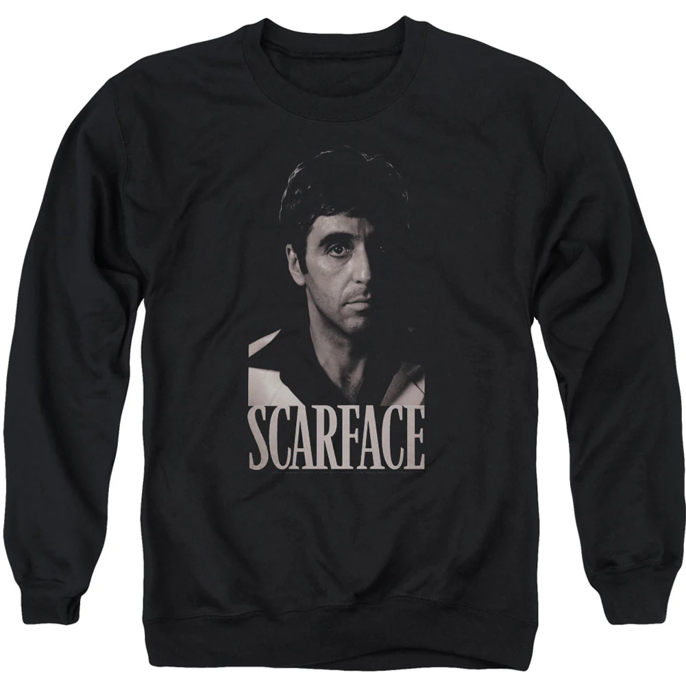 Scarface B&w Tony Adult Sweatshirt