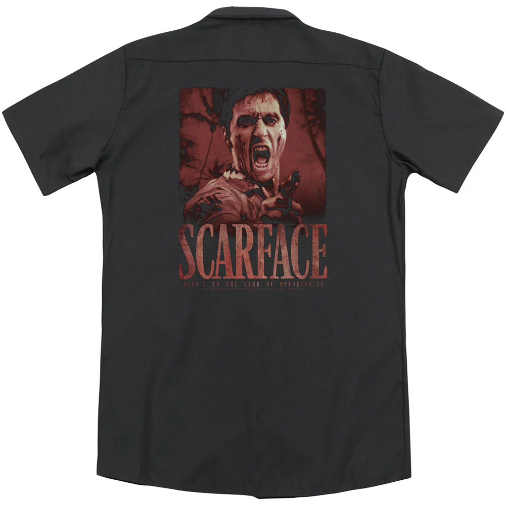 Scarface Opportunity (Back Print) Workshirt - Image 2