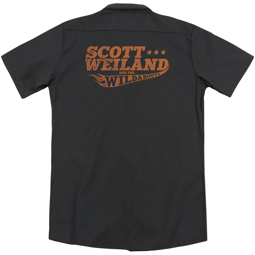 Scott Weiland Logo(Back Print) Work Shirt - Image 2