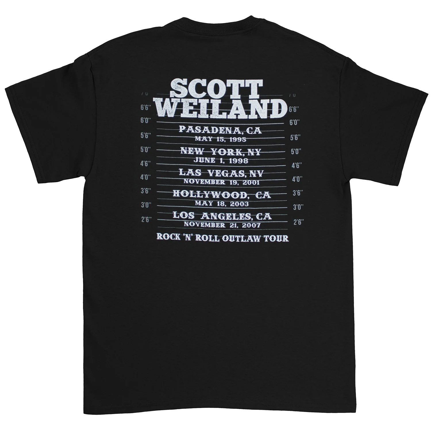 Scott Weiland Mugshot T-shirt - Image 2