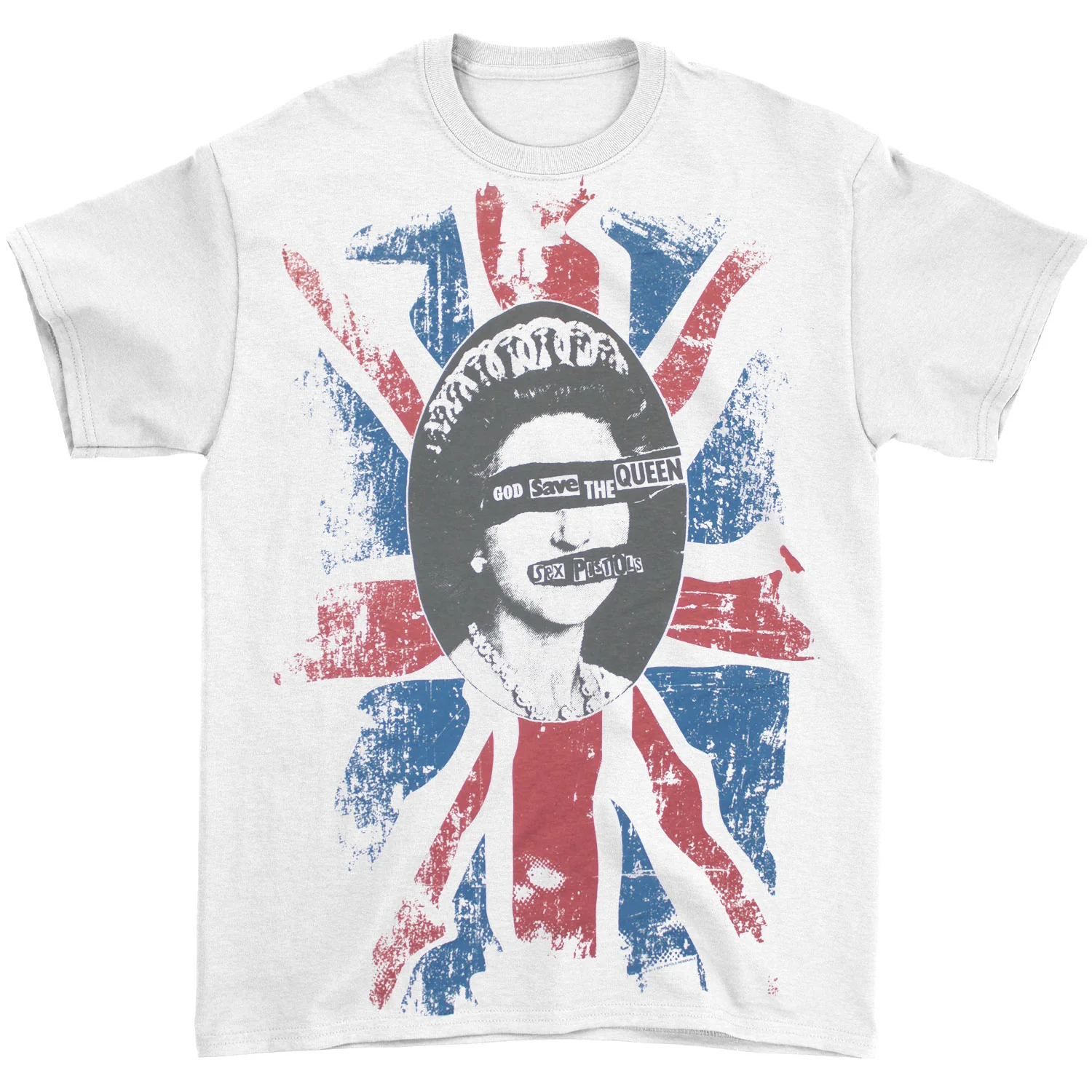 Sex Pistols Faded Vintage God Save The Queen T-shirt