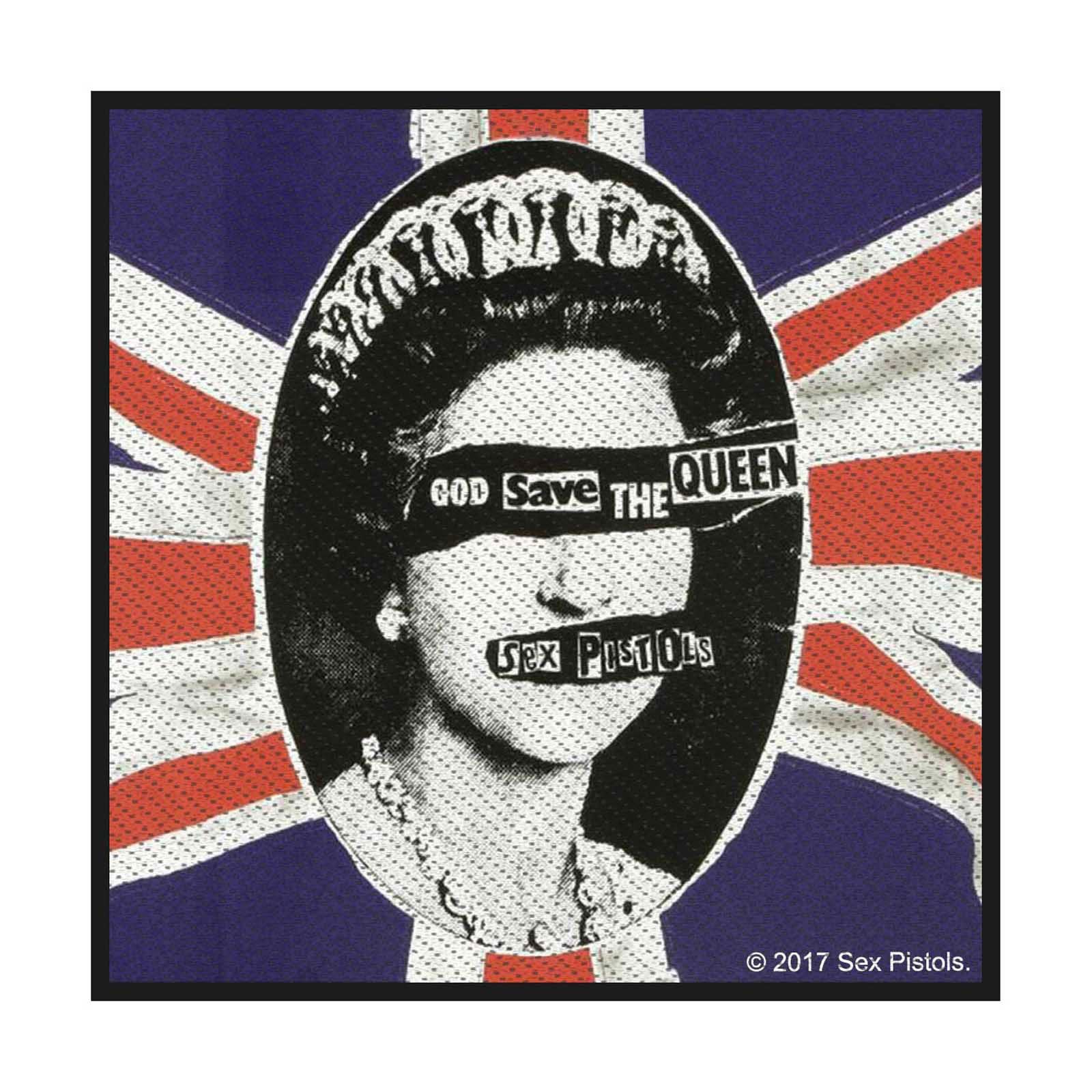 Sex Pistols God Save The Queen Woven Patch