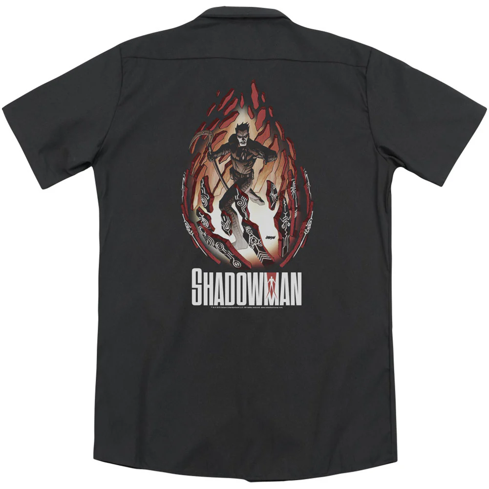 Shadowman Burst(Back Print) Workshirt - Image 2