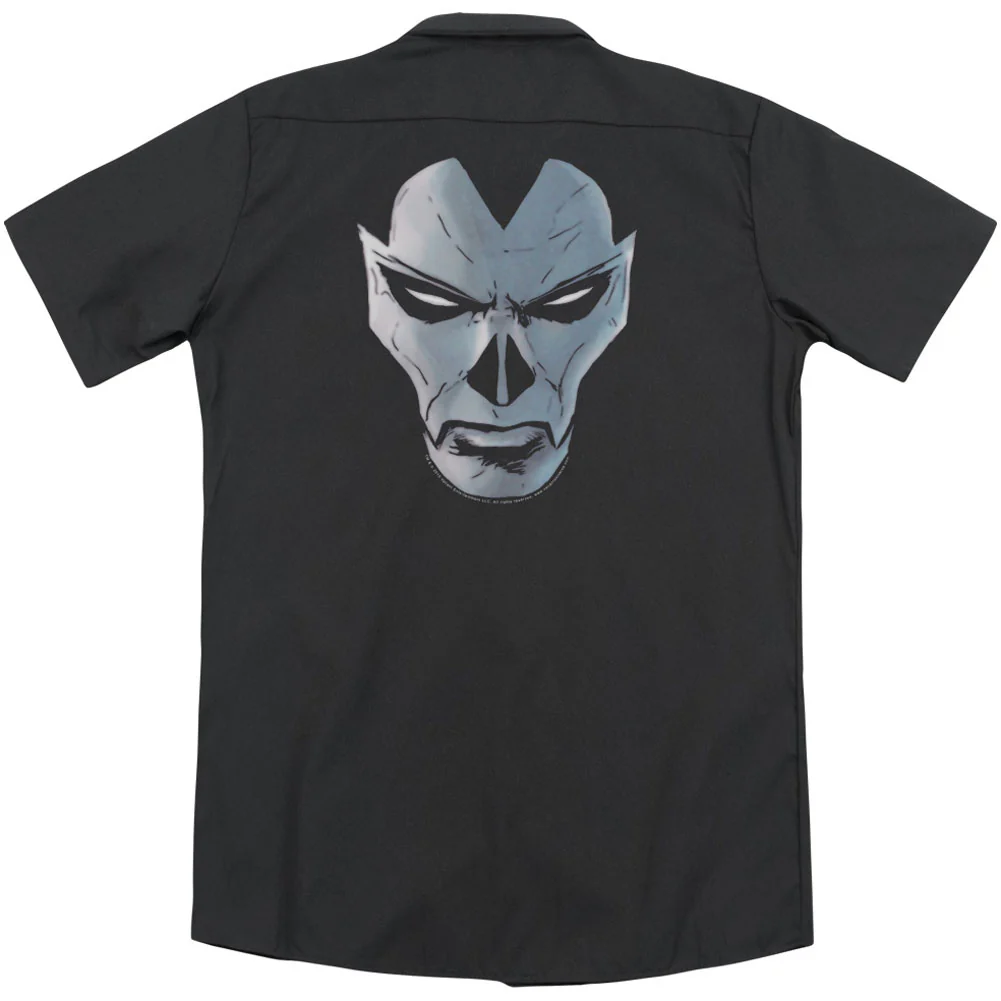 Shadowman Comic Face(Back Print) Workshirt - Image 2
