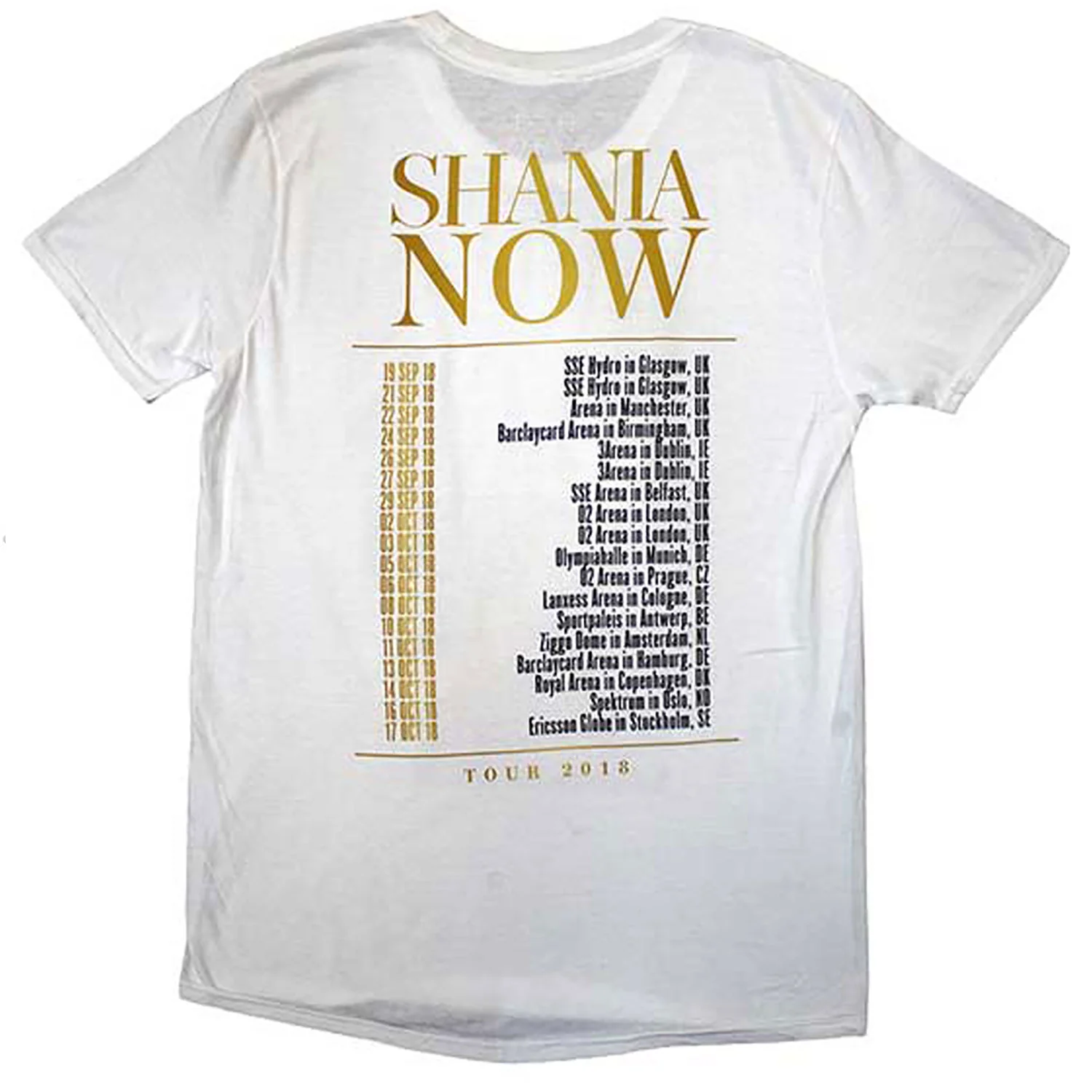 Shania Twain Tour 2018 Mic Photo T-shirt - Image 2