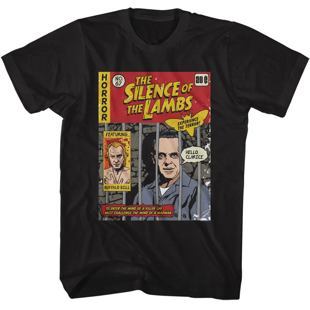 Silence Of The Lambs Silence Comic Cover T-shirt