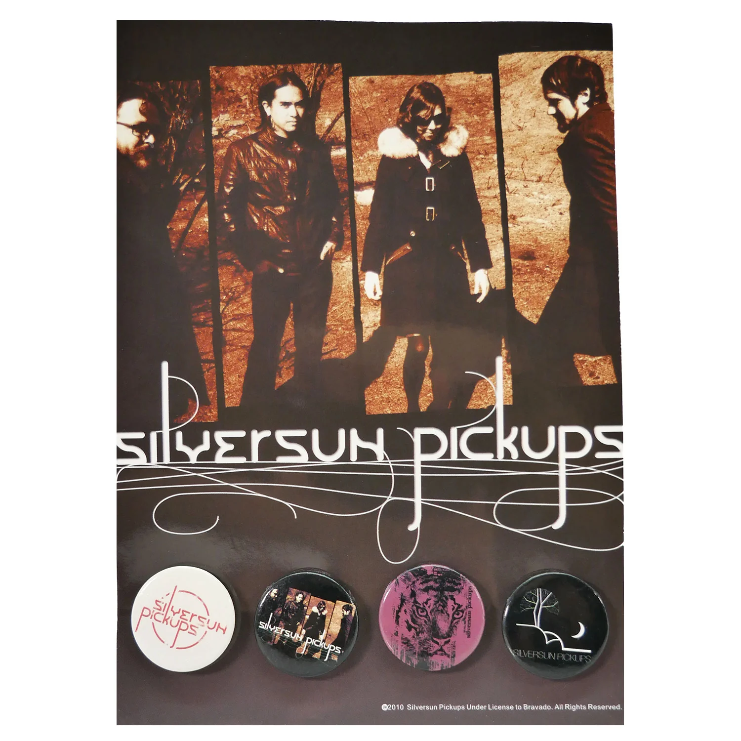 Silversun Pickups 4 Piece Button Set Collector Items