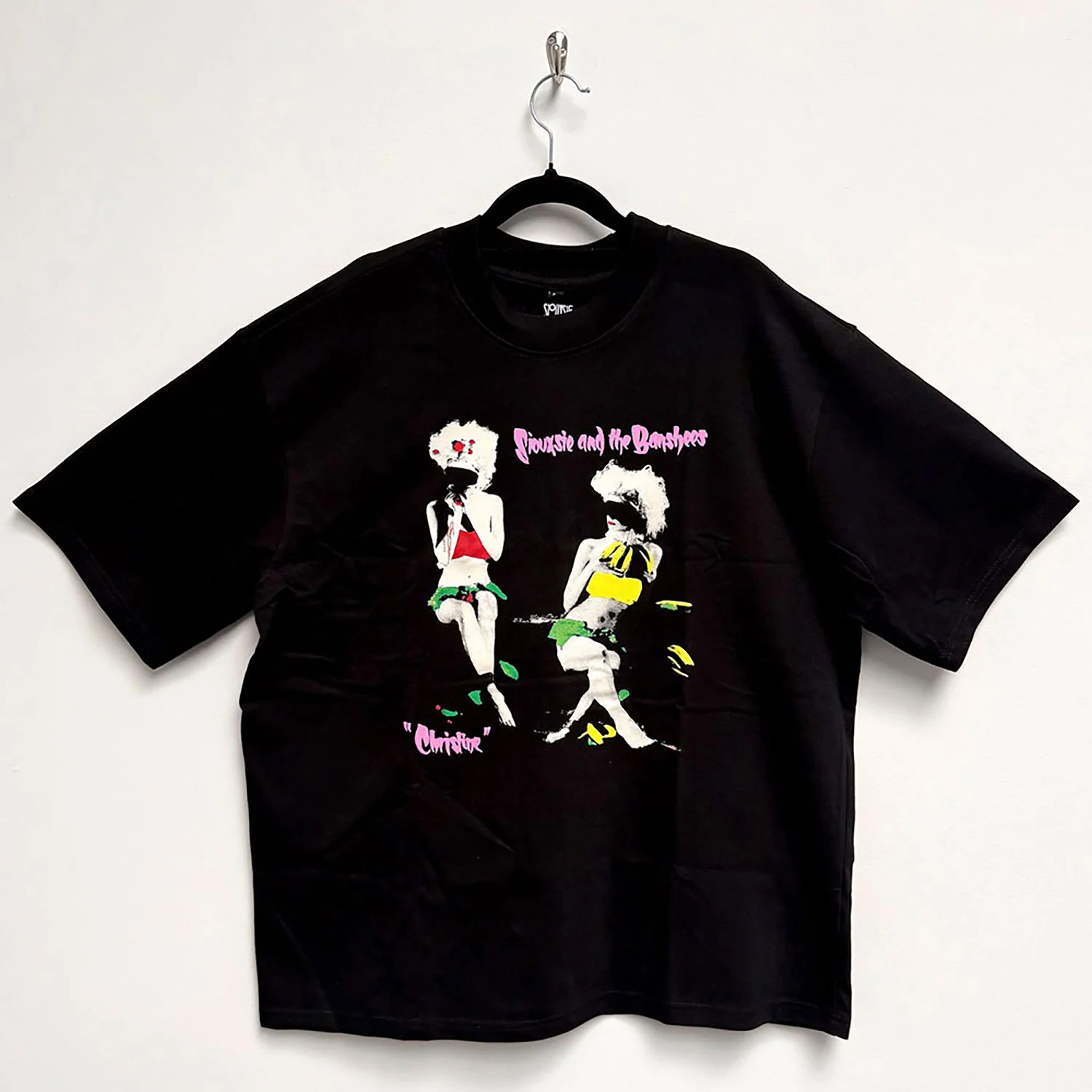 Siouxsie And The Banshees Christine Oversized Boxy Tee Vintage T-shirt - Image 2