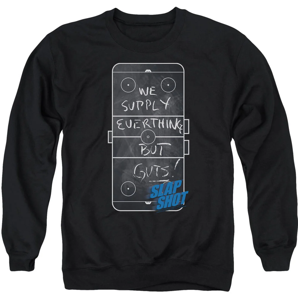 Slap Shot Chalkboard Adult Sweatshirt