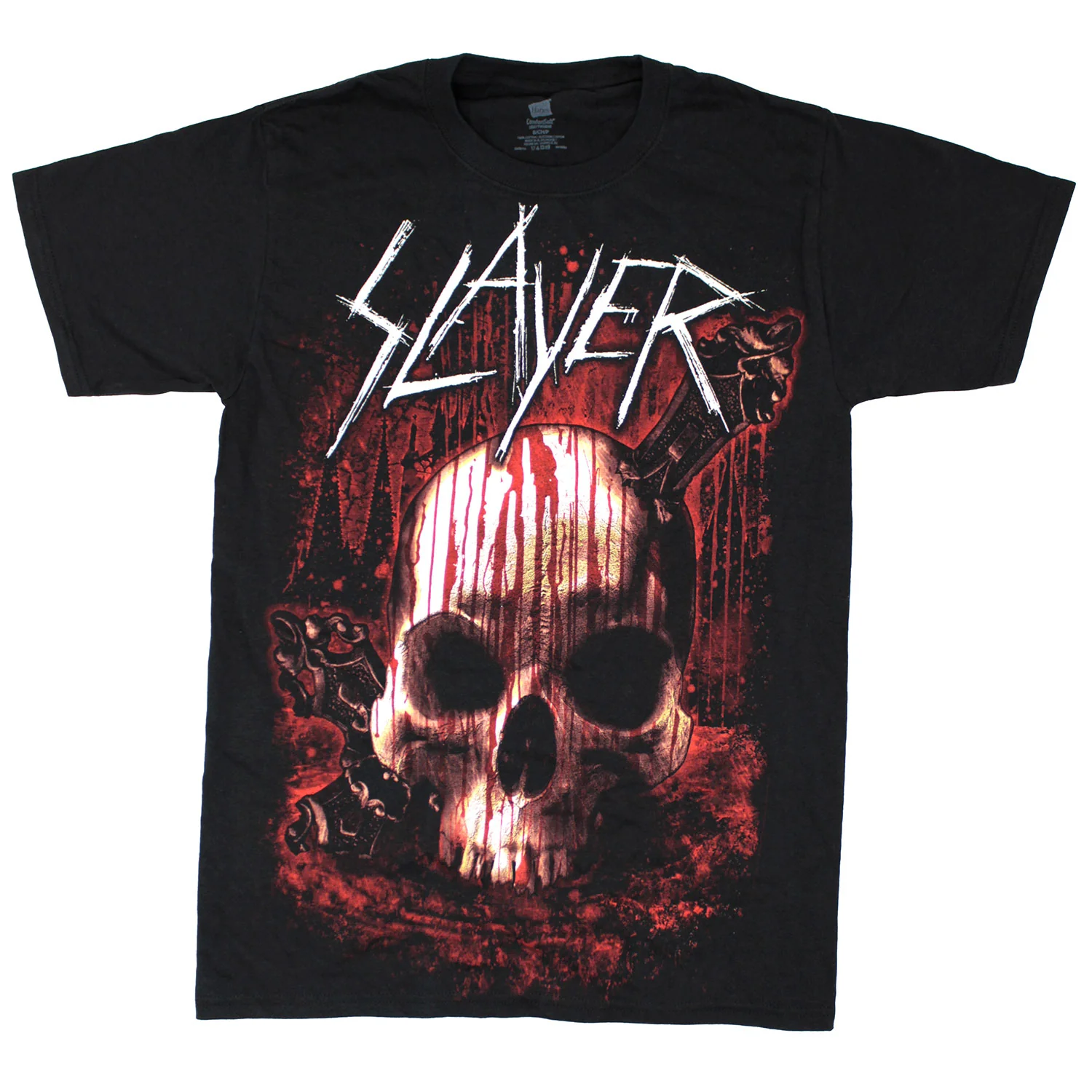 Slayer Bloody Crucifix Skull T-shirt