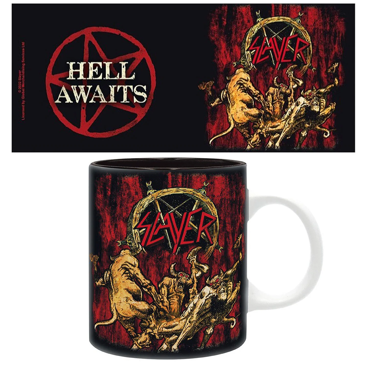 Slayer Hell Awaits Coffee Mug