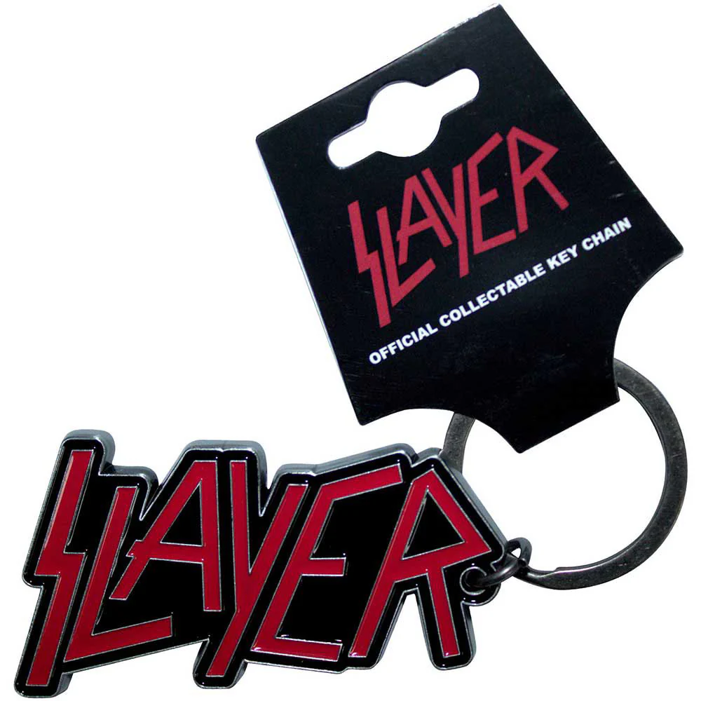 Slayer Logo Metal Key Chain