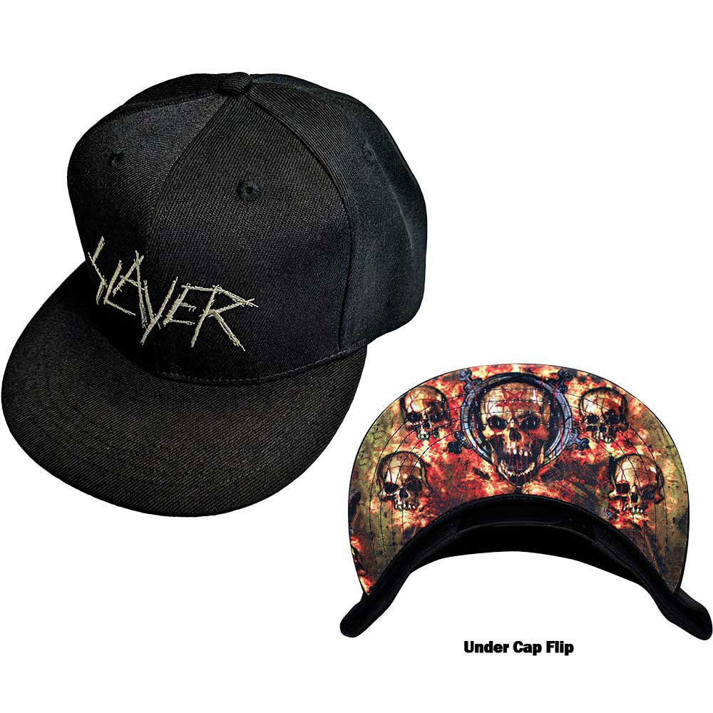 Slayer Scratchy Logo Baseball Cap