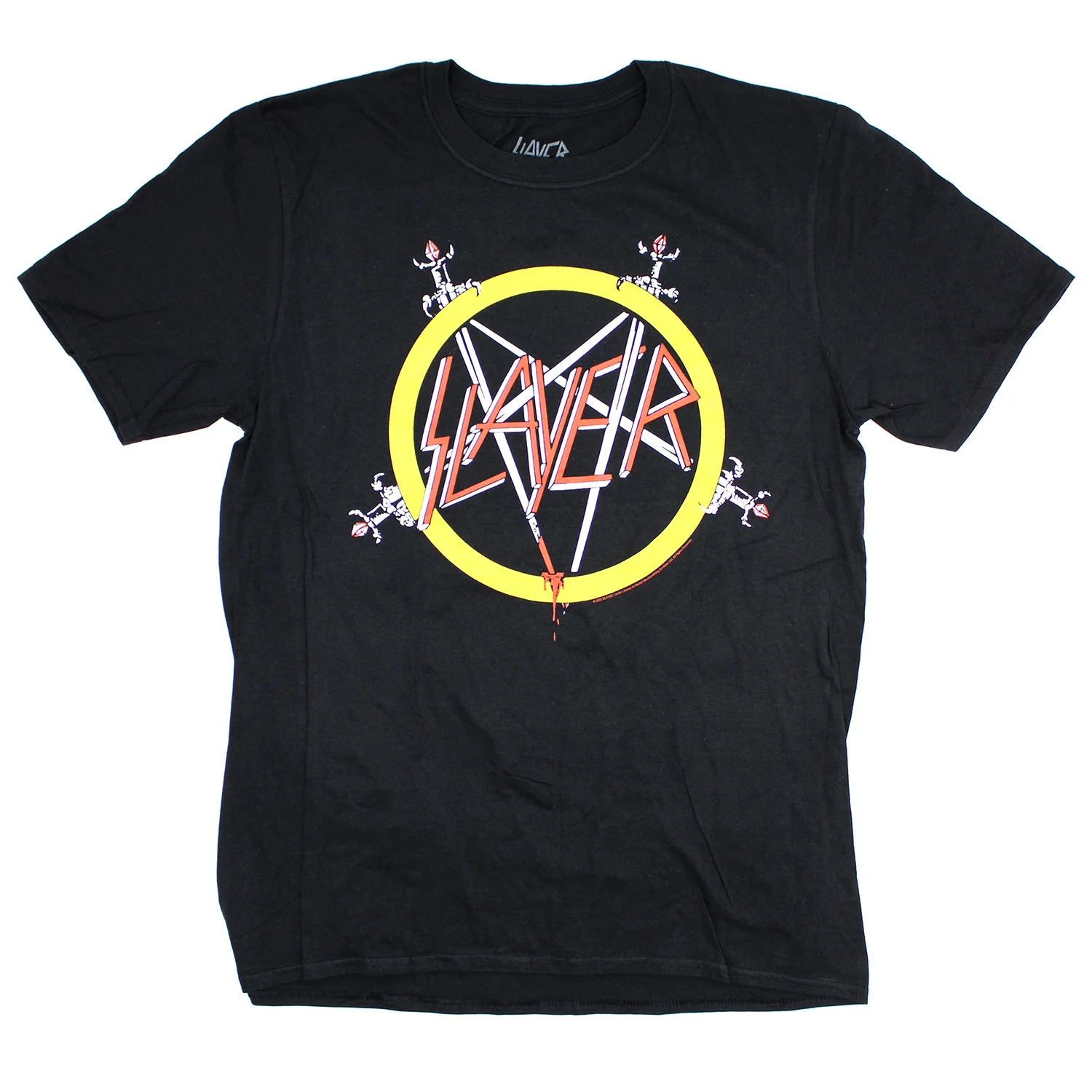 Slayer Swords Pentagram Logo T-shirt