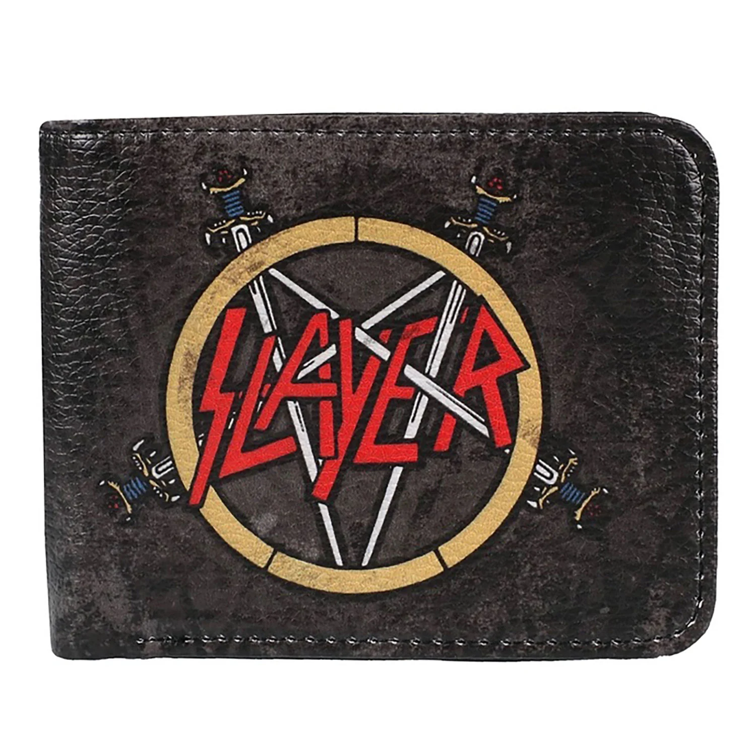 Slayer Swords Pentagram Logo Wallet Bi-Fold Wallet