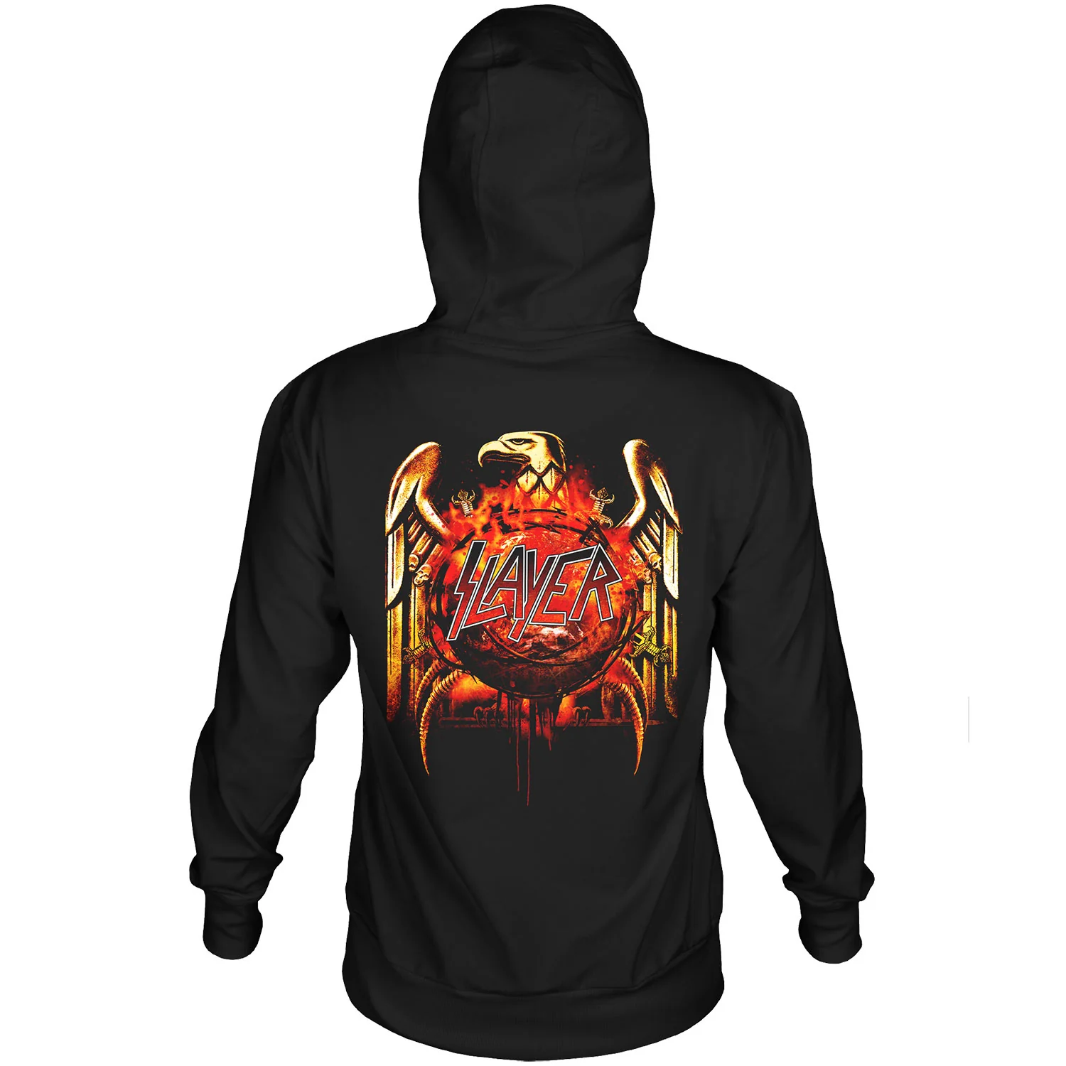 Slayer World Explosion & Eagle Hooded Sweatshirt - Image 2