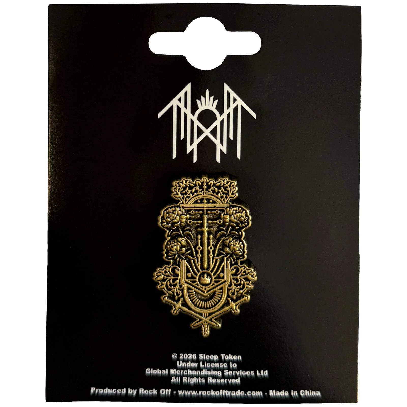 Sleep Token Damocles Pewter Pin Badge