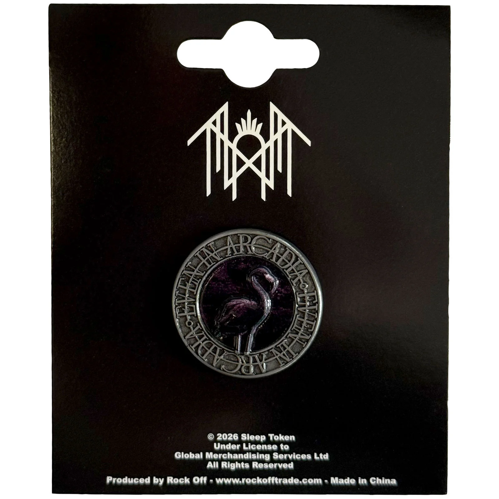 Sleep Token Even In Arcadia Pewter Pin Badge