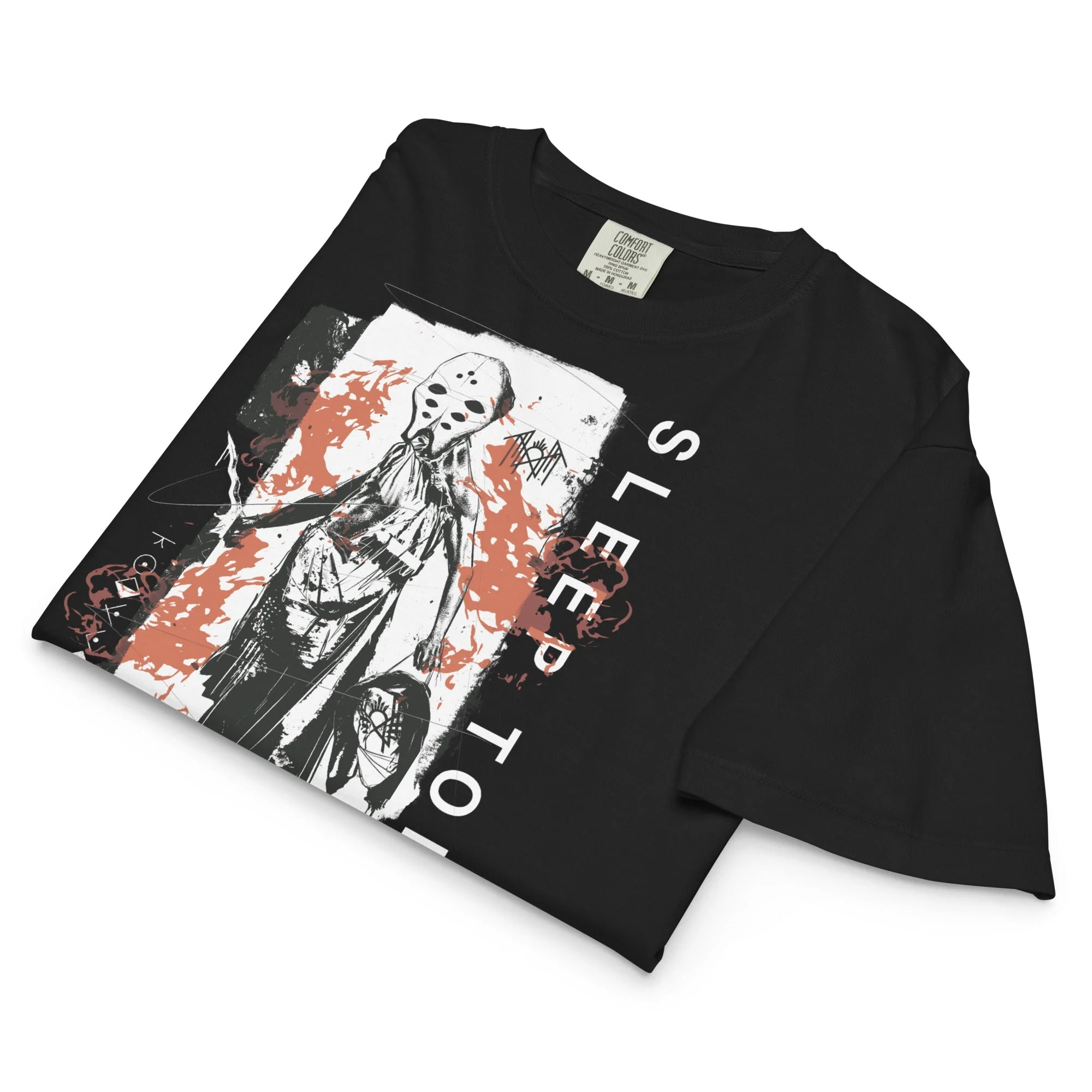 Sleep Token Hey Ya Mineral Wash Womens Crop Top - Image 2