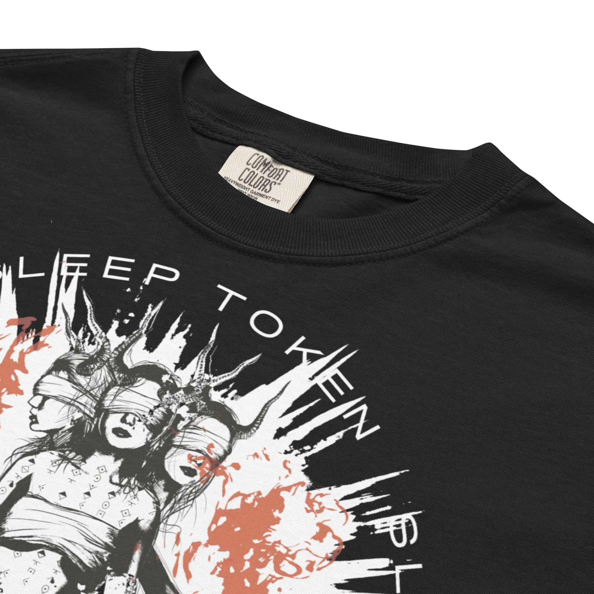 Sleep Token Nazareth Mineral Wash T-Shirt - Image 3