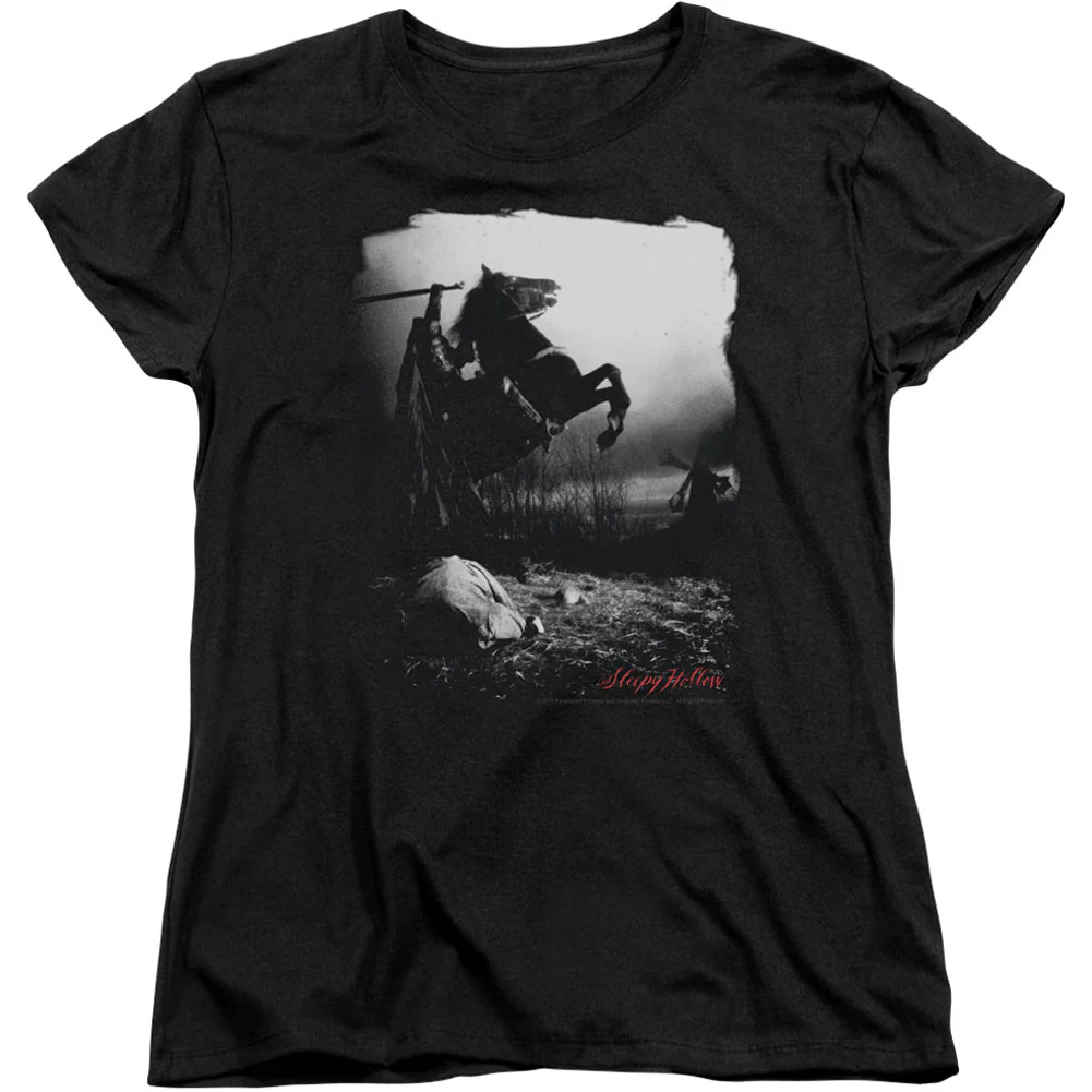Sleepy Hollow Foggy Night Womens T-shirt