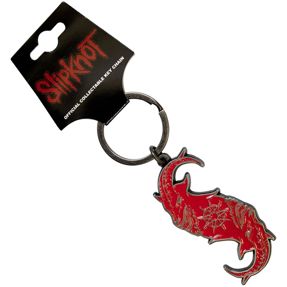 Slipknot Red Goat S Metal Key Chain