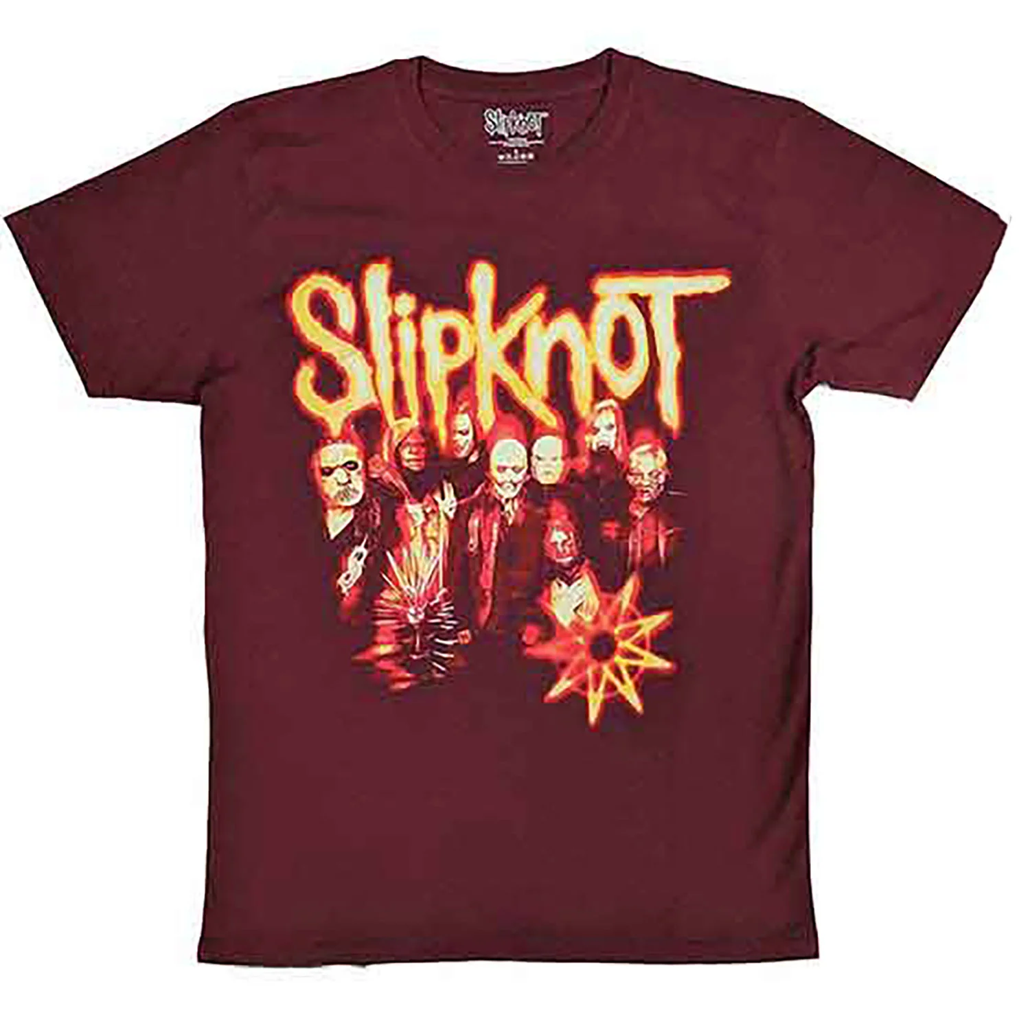 Slipknot The End So Far Group Photo Tribal S Nonogram T-shirt