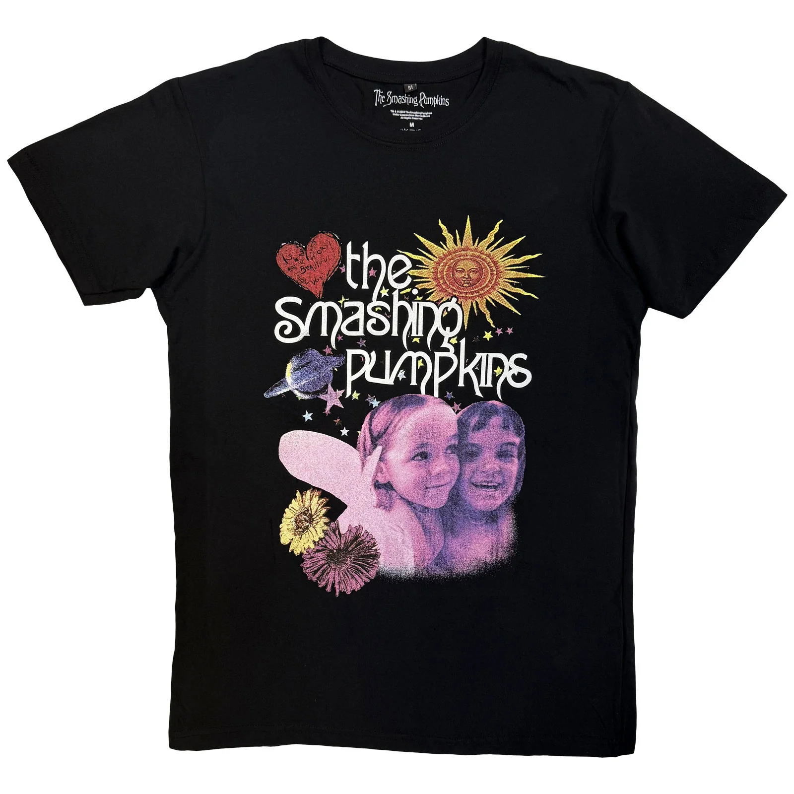 Smashing Pumpkins Celestial Collage Vintage T-shirt