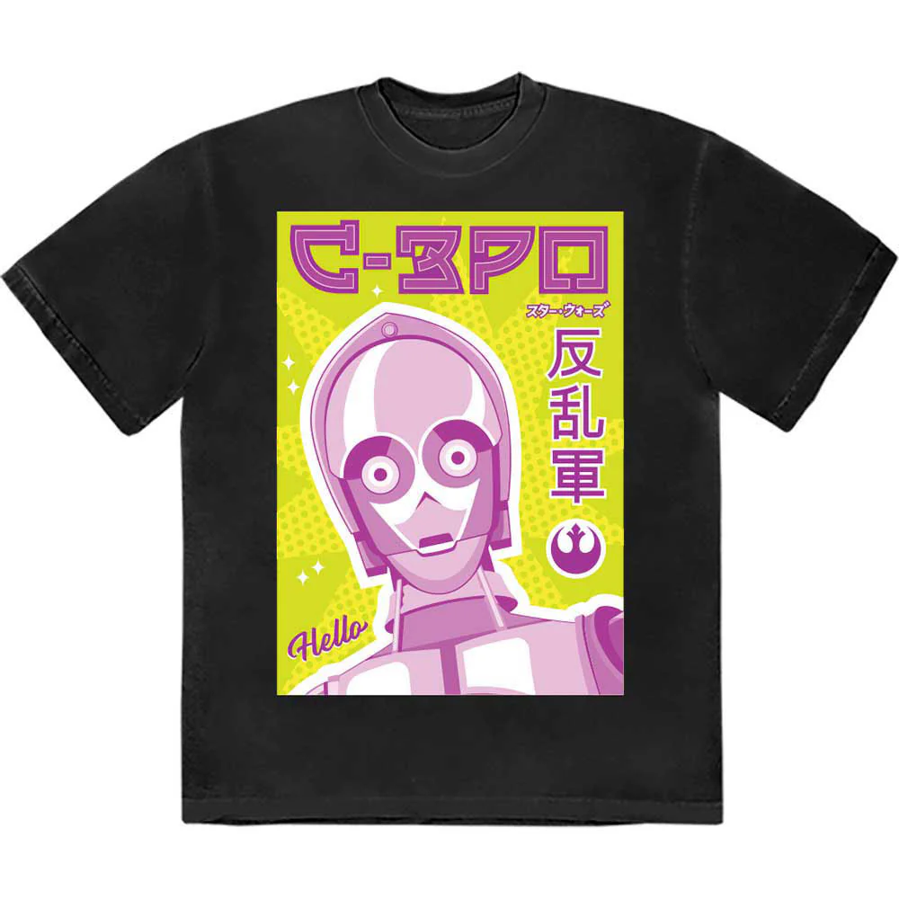 Star Wars C-3po Japanese T-shirt