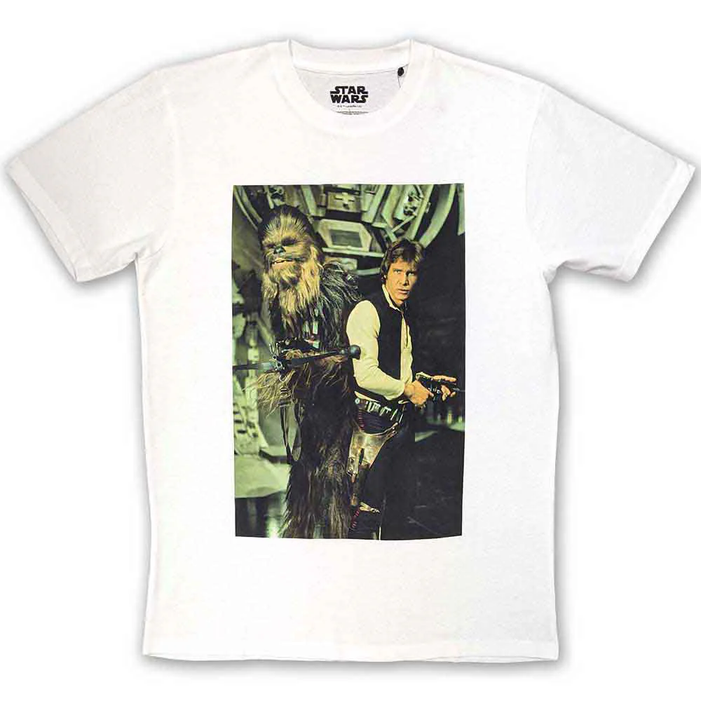 Star Wars Chewbacca & Han Stare T-shirt
