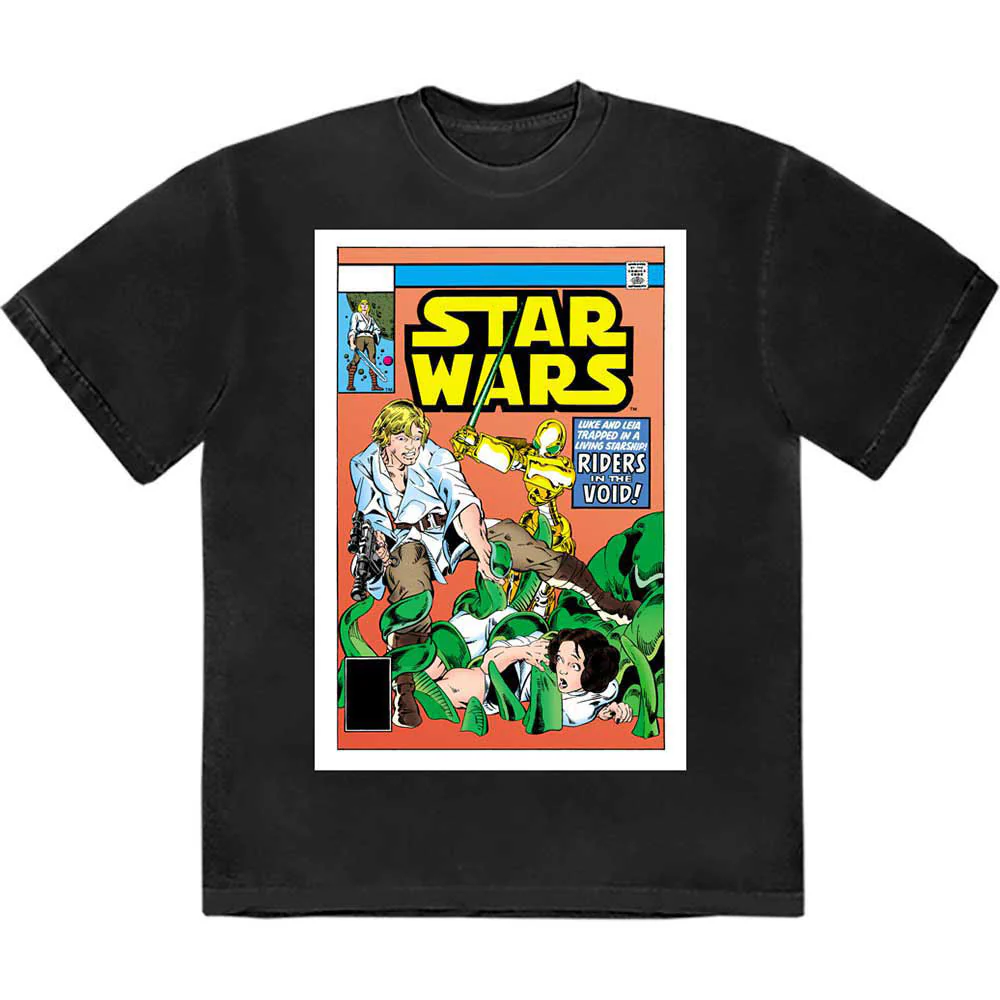 Star Wars Luke & Leia Comic Cover T-shirt