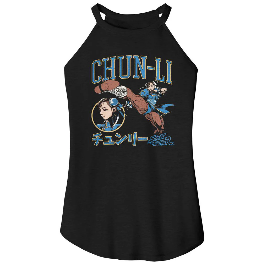 Street Fighter Street Fighter Chun Li Varsity Womens Tank