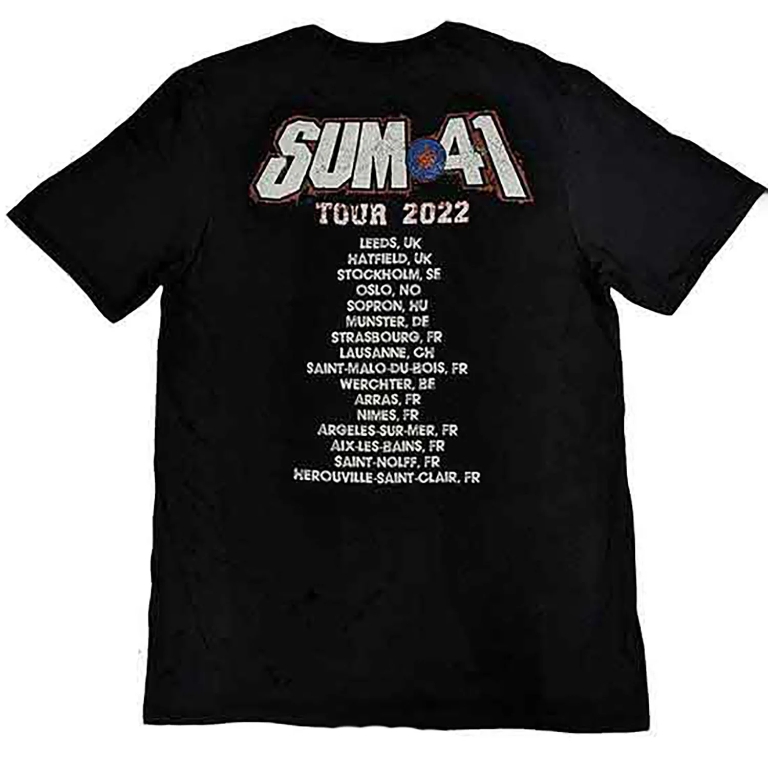 Sum 41 Aknf Grid European Tour 2022 T-shirt - Image 2