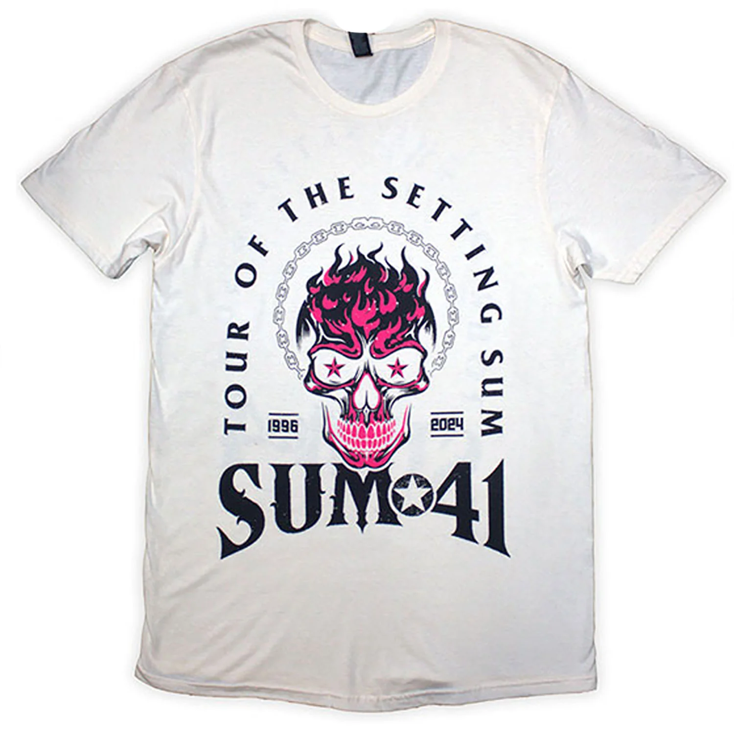Sum 41 Tour '24 Pink Skull T-shirt