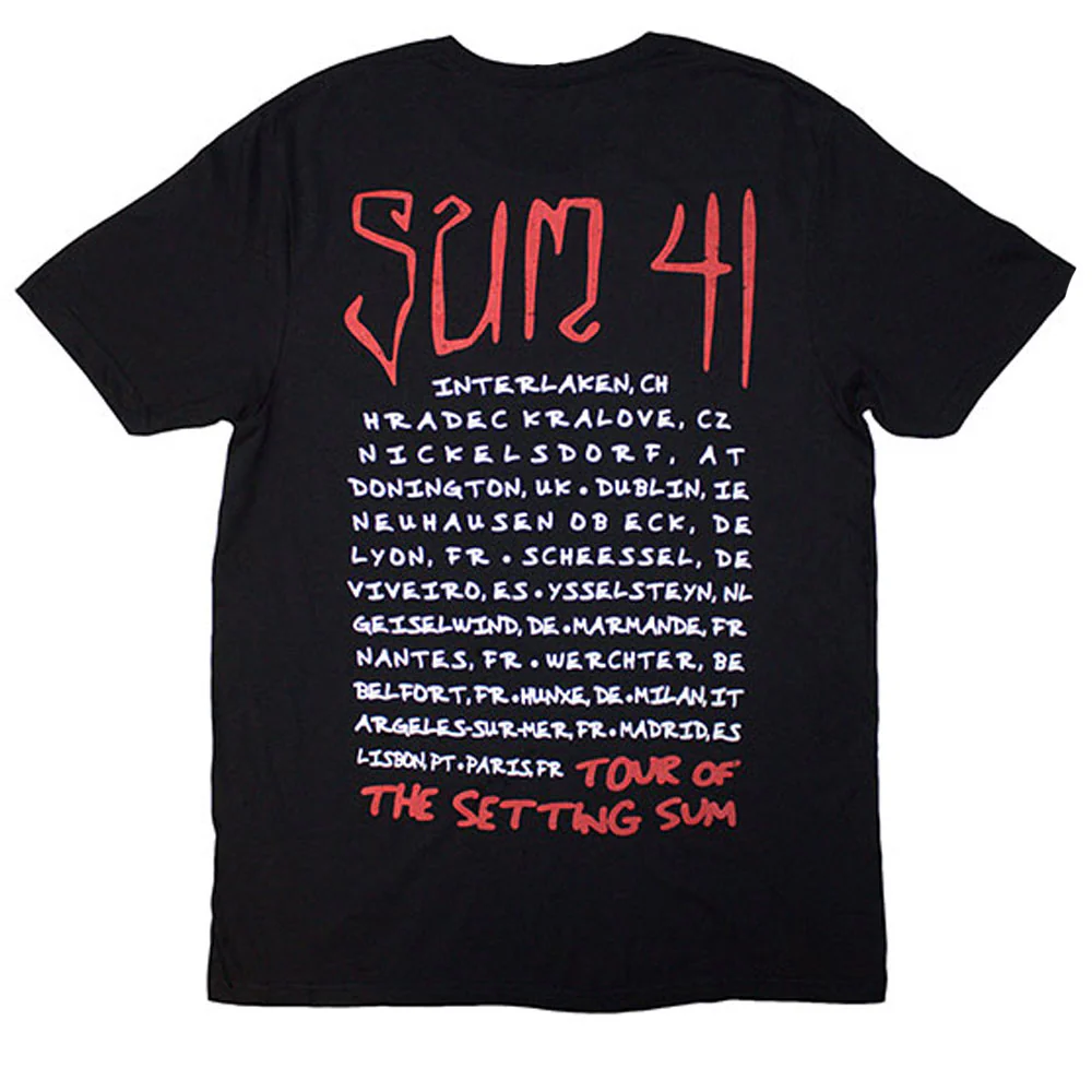 Sum 41 Tour '24 Skull T-shirt - Image 2