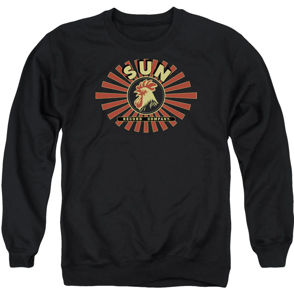 Sun Records Sun Ray Rooster Adult Sweatshirt